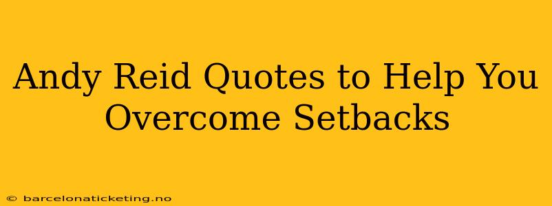Andy Reid Quotes to Help You Overcome Setbacks