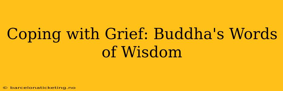 Coping with Grief: Buddha's Words of Wisdom