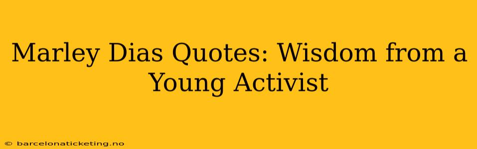 Marley Dias Quotes: Wisdom from a Young Activist