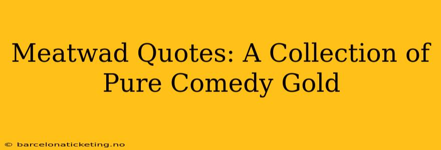 Meatwad Quotes: A Collection of Pure Comedy Gold