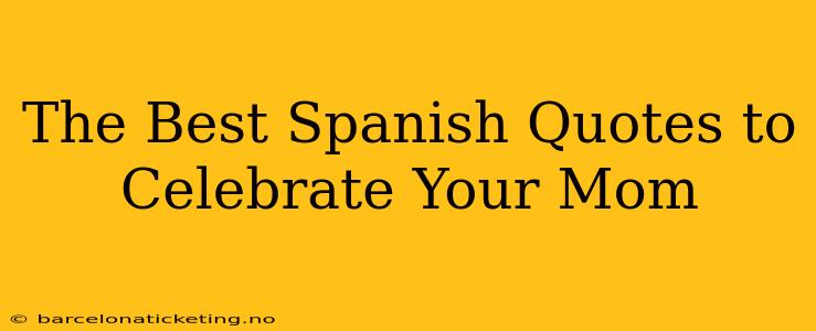 The Best Spanish Quotes to Celebrate Your Mom