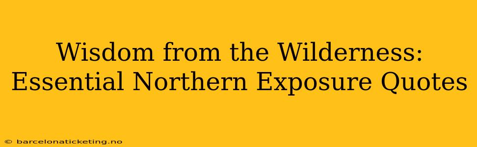 Wisdom from the Wilderness: Essential Northern Exposure Quotes